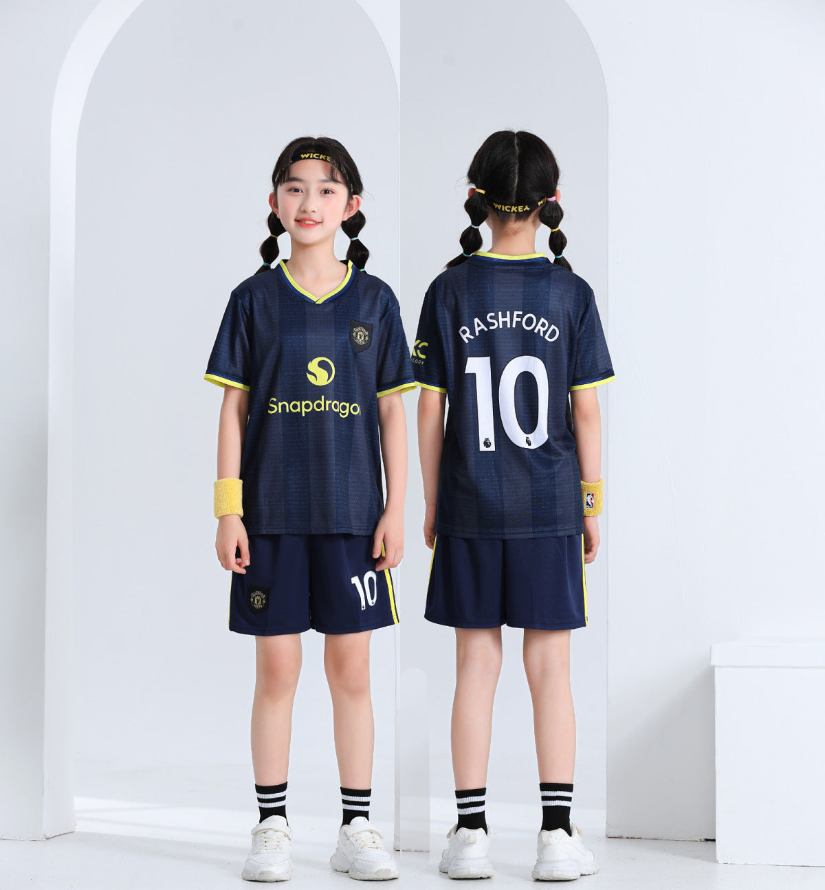 Rashford Maillot de Foot Enfant - Maillot et Short