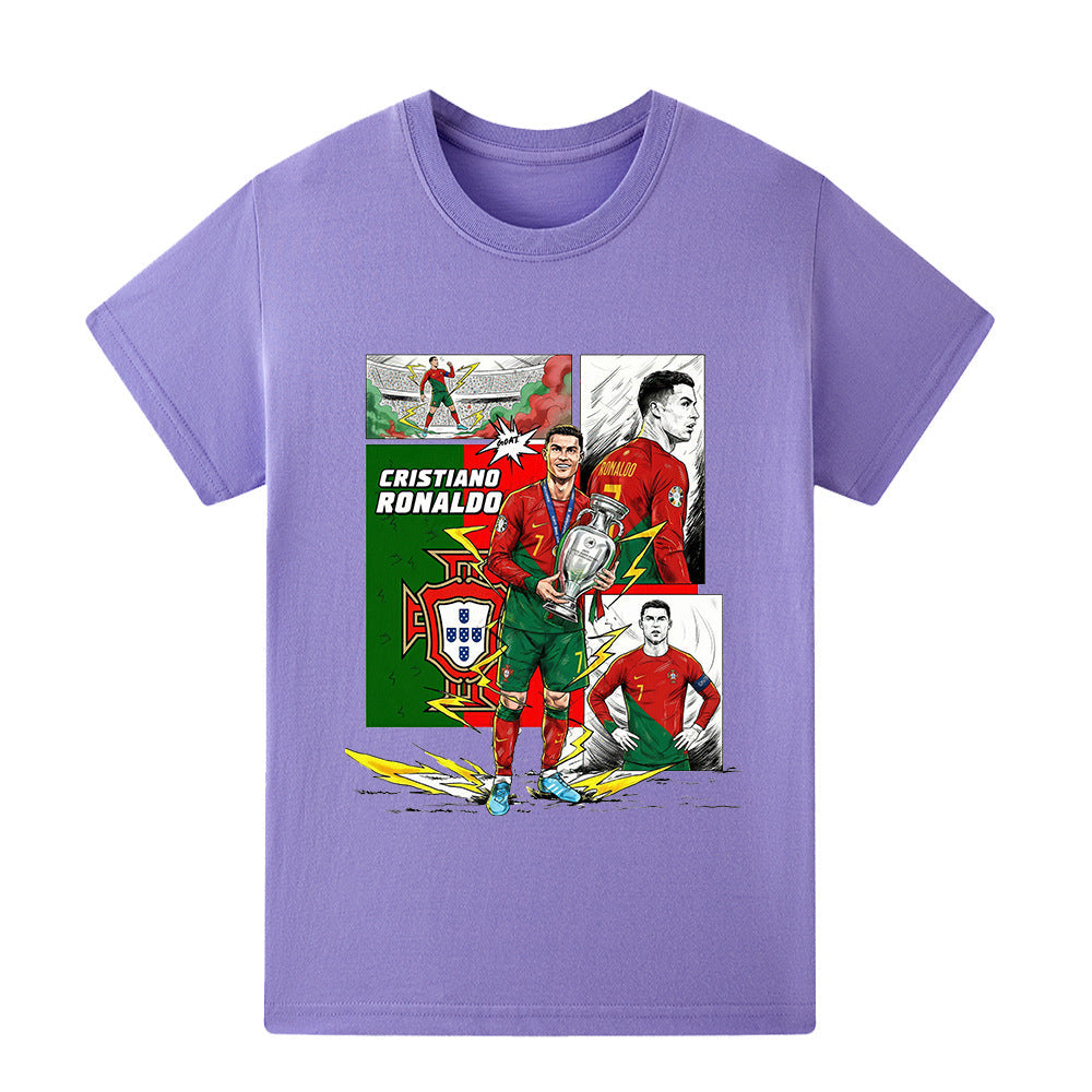 Cristiano Ronaldo T-shirt de Foot Enfant - Portugal - Confortable