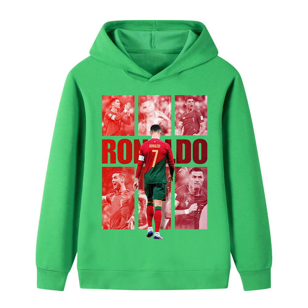 Ronaldo Sweat à Capuche Foot Enfant - Portugal - Sportif