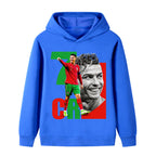 Cristiano Ronaldo Sweat à Capuche Foot Enfant - Portugal - Doux