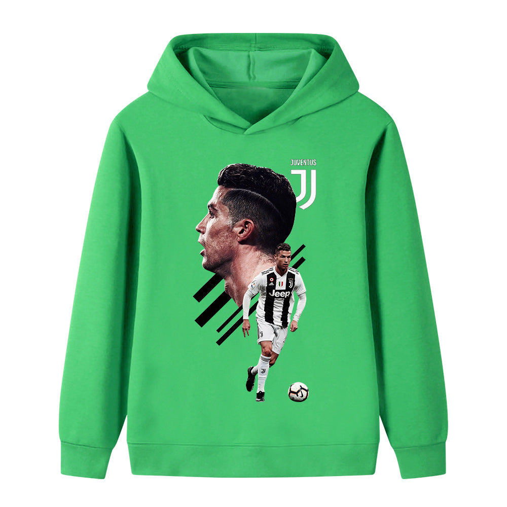 Ronaldo Sweat à Capuche Foot Enfant - Juventus - Sportif