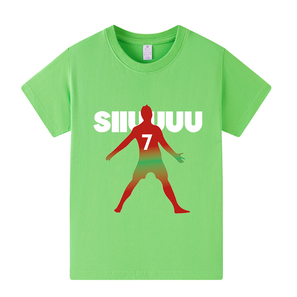 Ronaldo T-shirt de Foot Enfant - pour l'Entraînement