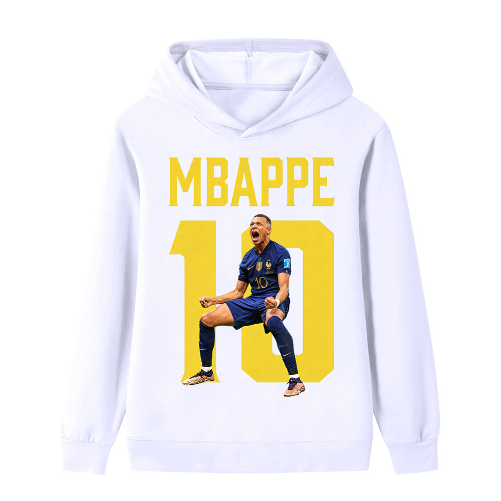 Mbappé Sweat à Capuche Foot Enfant - Doux
