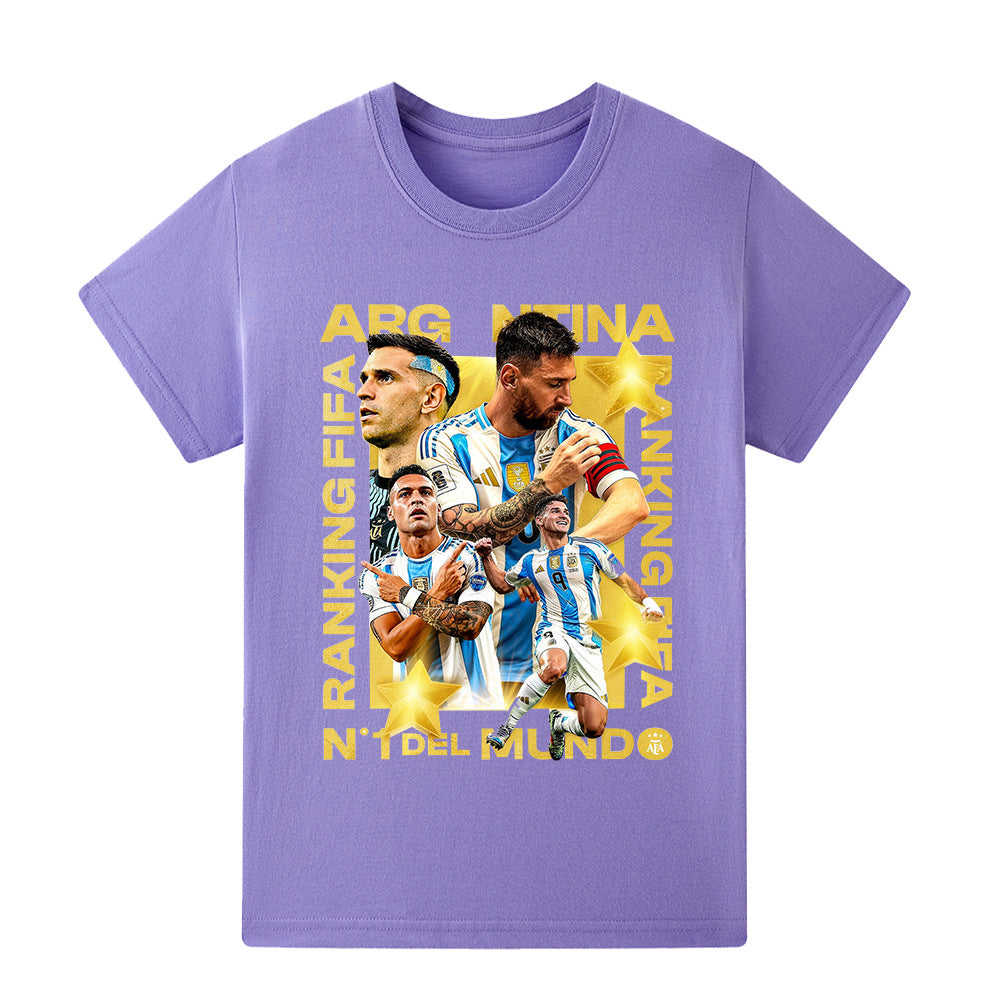 Lionel Messi T-shirt de Foot Enfant - Design
