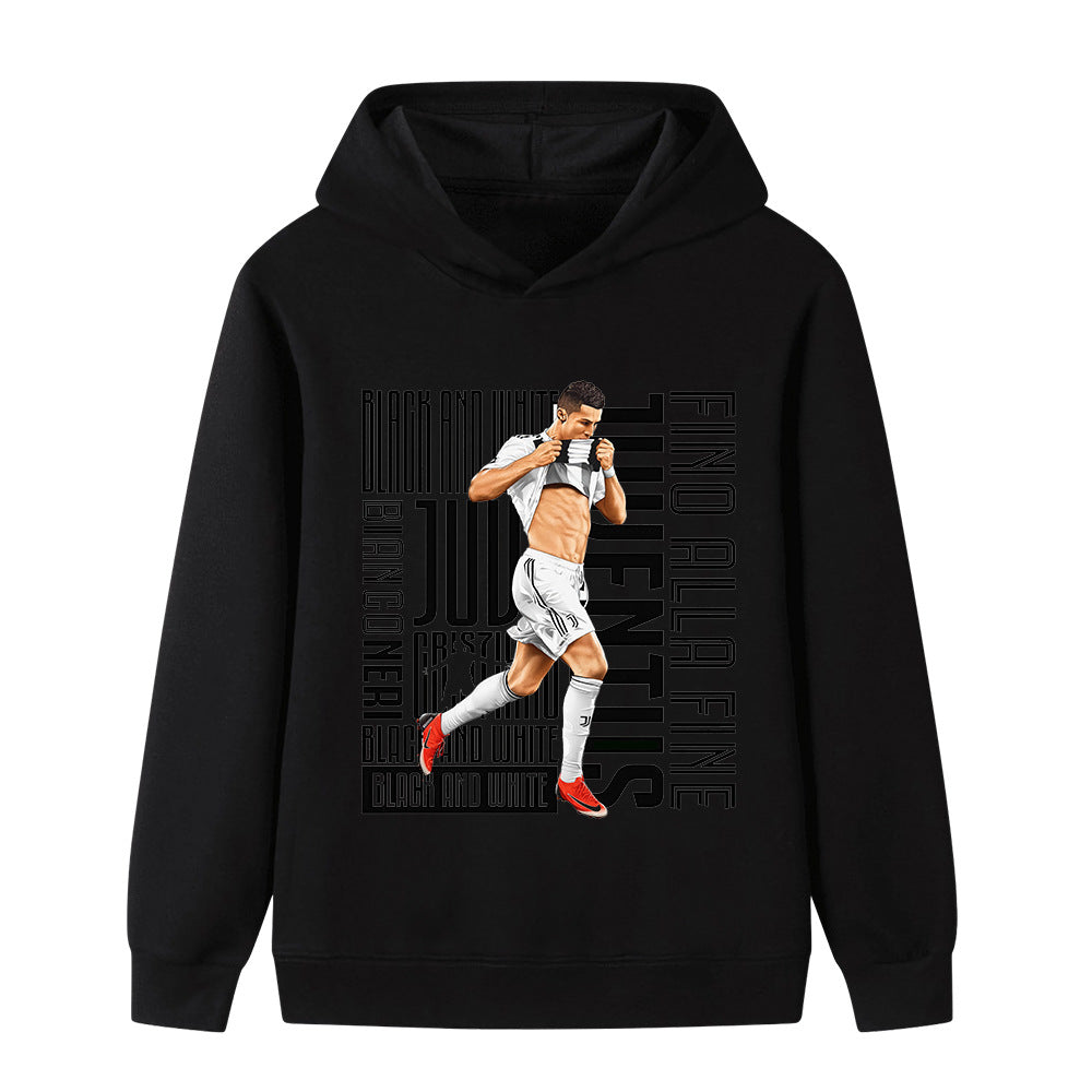Ronaldo Sweat à Capuche Foot Enfant - Juventus - Doux
