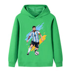 Lionel Messi Sweat à Capuche Foot Enfant - Doux
