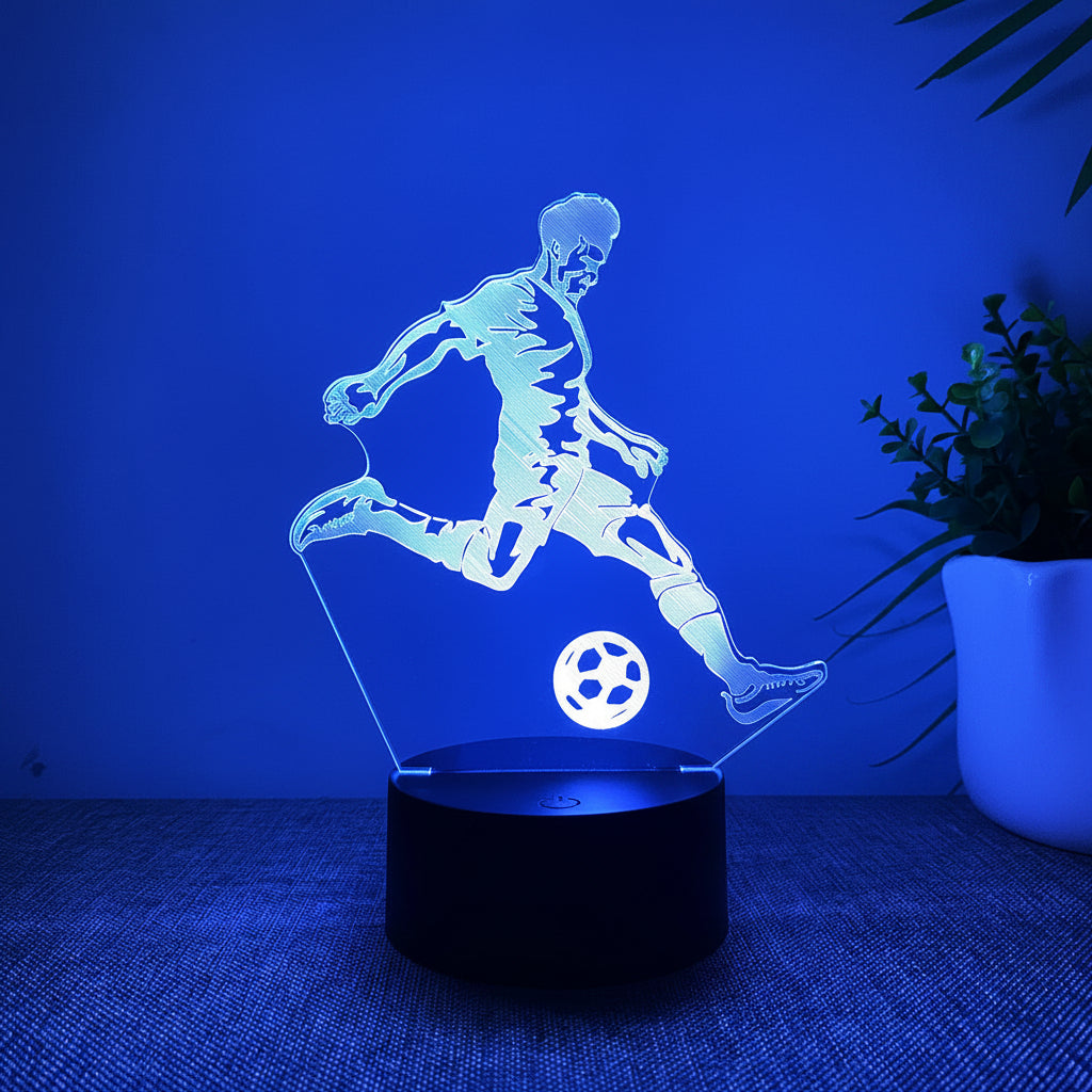 Foot Lampe LED 3D Illusion - Veilleuse - Veilleuse