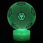 Foot Lampe LED 3D Illusion - Veilleuse - Cadeau