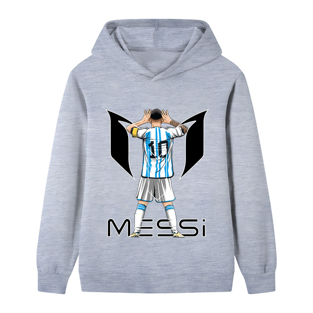 Lionel Messi Sweat à Capuche Foot Enfant - Design