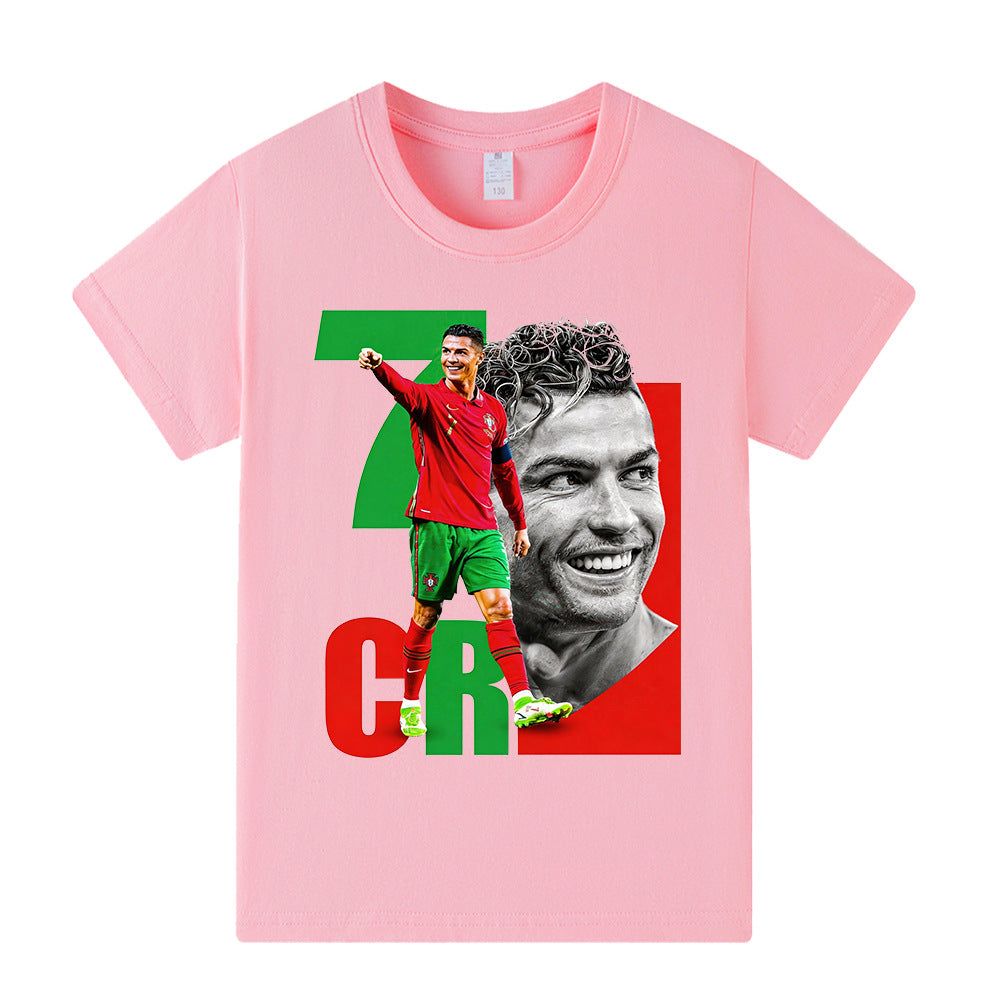 Cristiano Ronaldo T-shirt de Foot Enfant - Portugal - Sportif