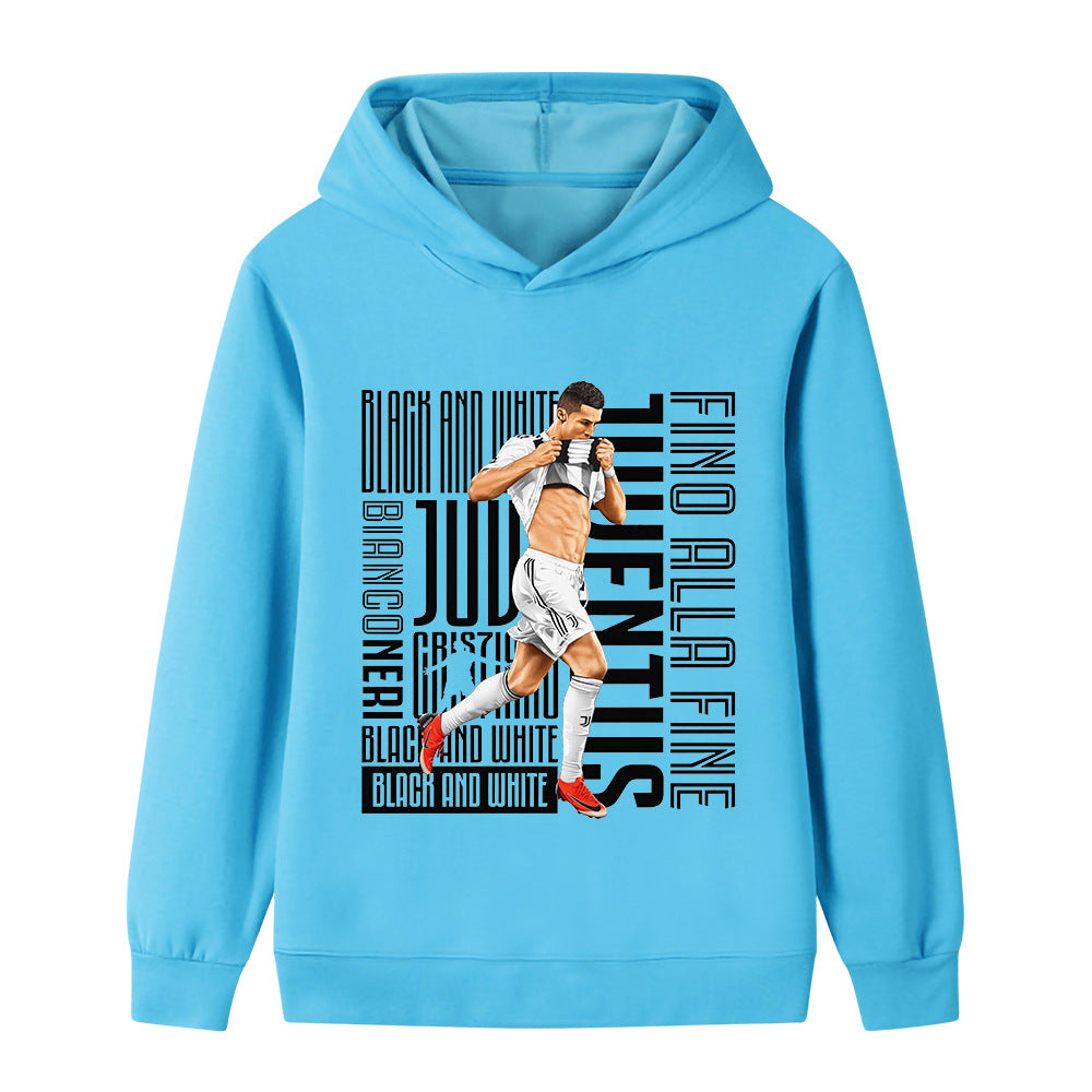 Ronaldo Sweat à Capuche Foot Enfant - Juventus - Doux