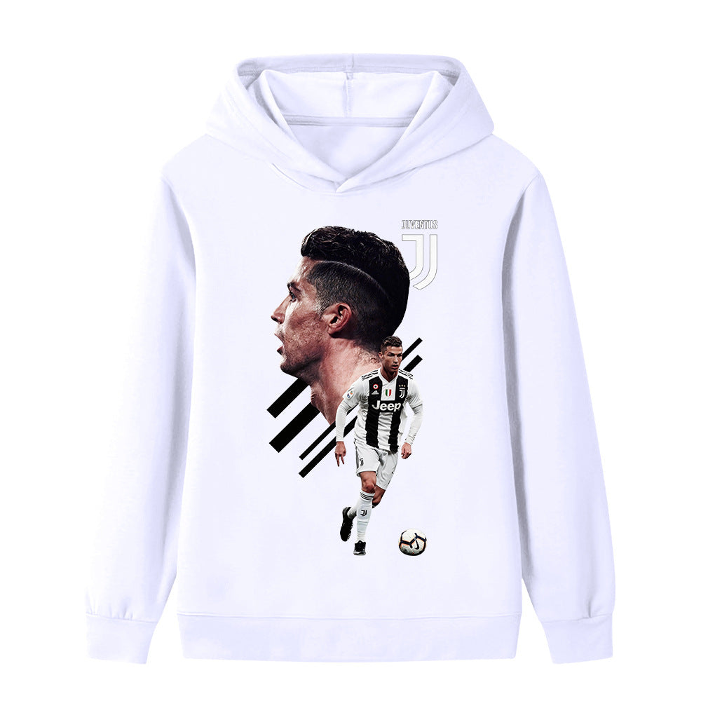 Ronaldo Sweat à Capuche Foot Enfant - Juventus - Sportif