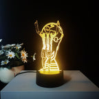 Lionel Messi Lampe LED 3D Illusion - Veilleuse - 16 Couleurs