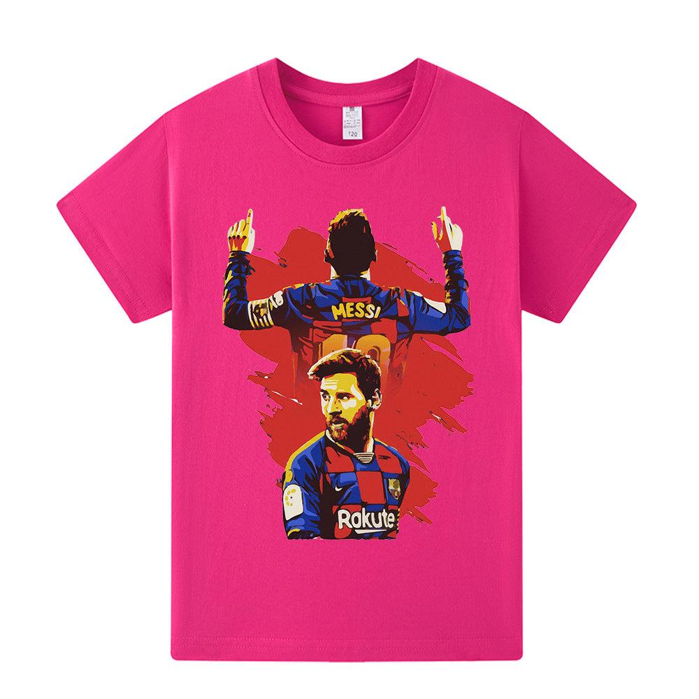 Lionel Messi T-shirt de Foot Enfant - Barcelone