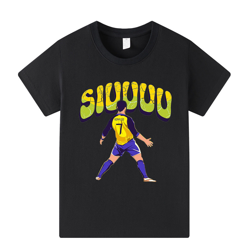 Cristiano Ronaldo T-shirt de Foot Enfant - Design