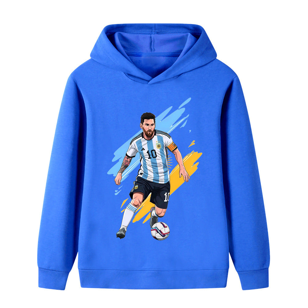 Lionel Messi Sweat à Capuche Foot Enfant - Doux