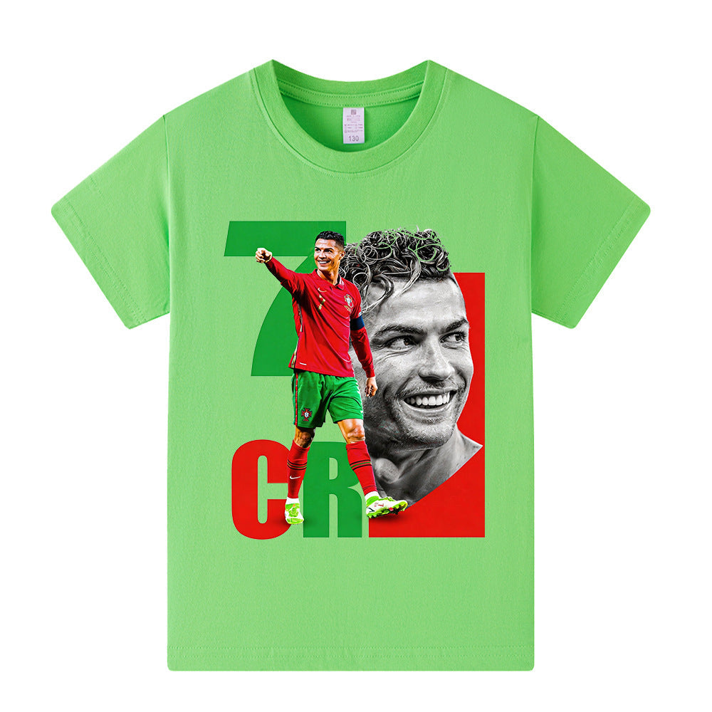 Cristiano Ronaldo T-shirt de Foot Enfant - Portugal - Sportif