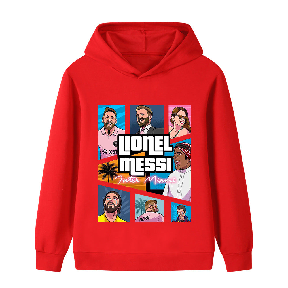 Messi Sweat à Capuche Foot Enfant - Sportif