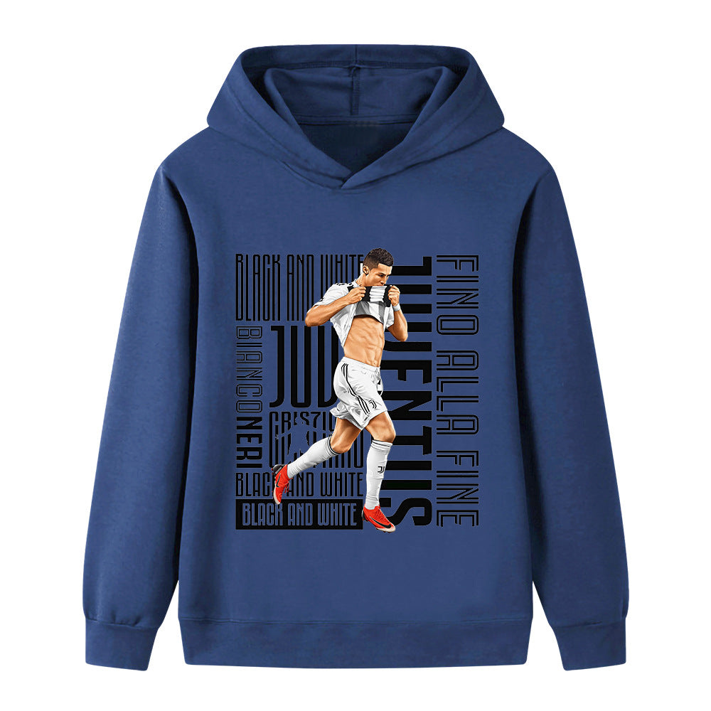 Ronaldo Sweat à Capuche Foot Enfant - Juventus - Doux