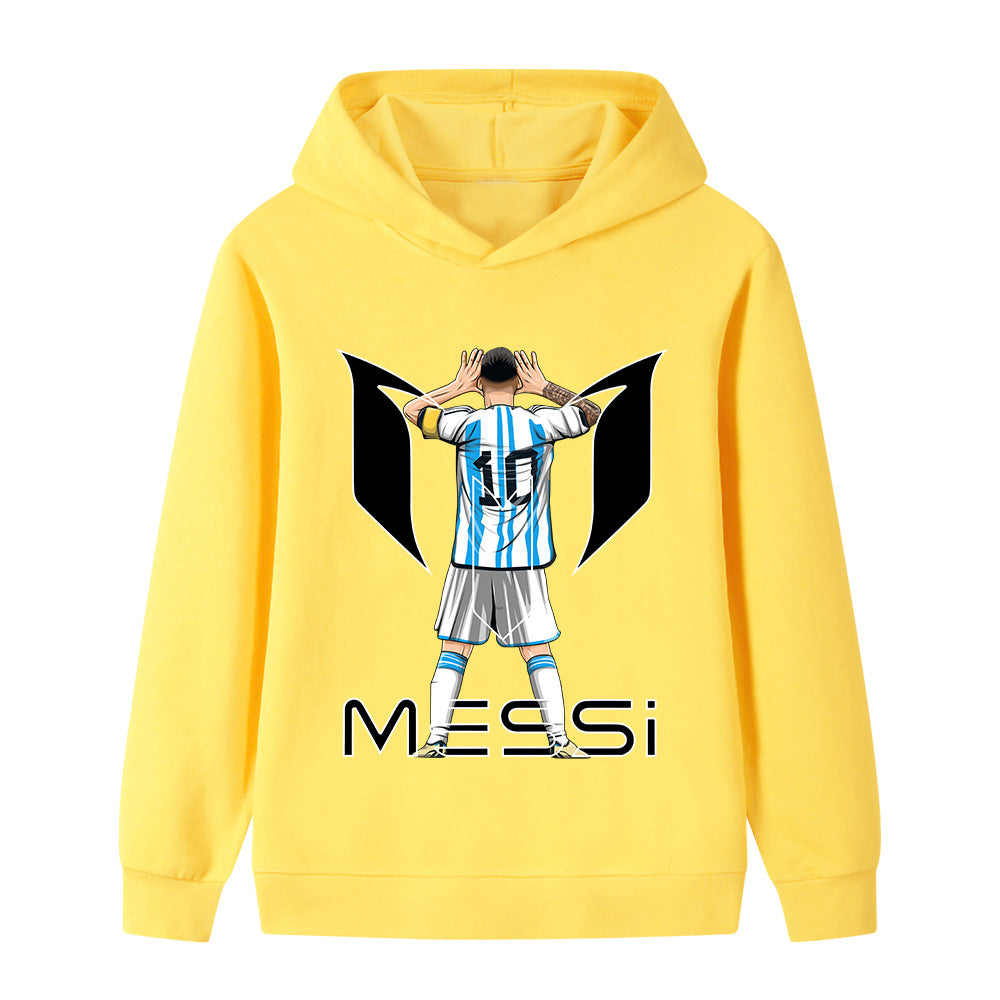 Lionel Messi Sweat à Capuche Foot Enfant - Design