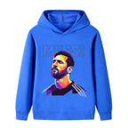 Messi Sweat à Capuche Foot Enfant - Doux