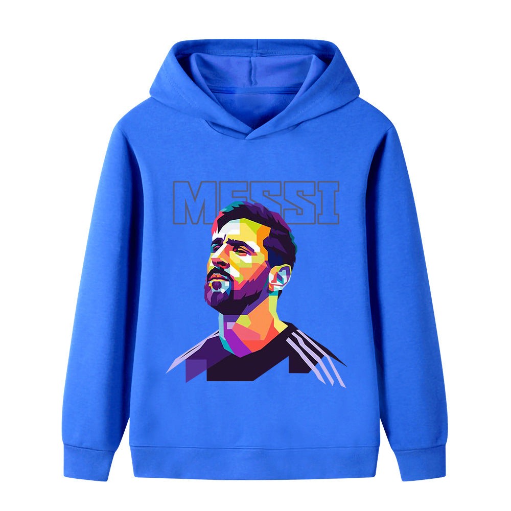 Messi Sweat à Capuche Foot Enfant - Doux
