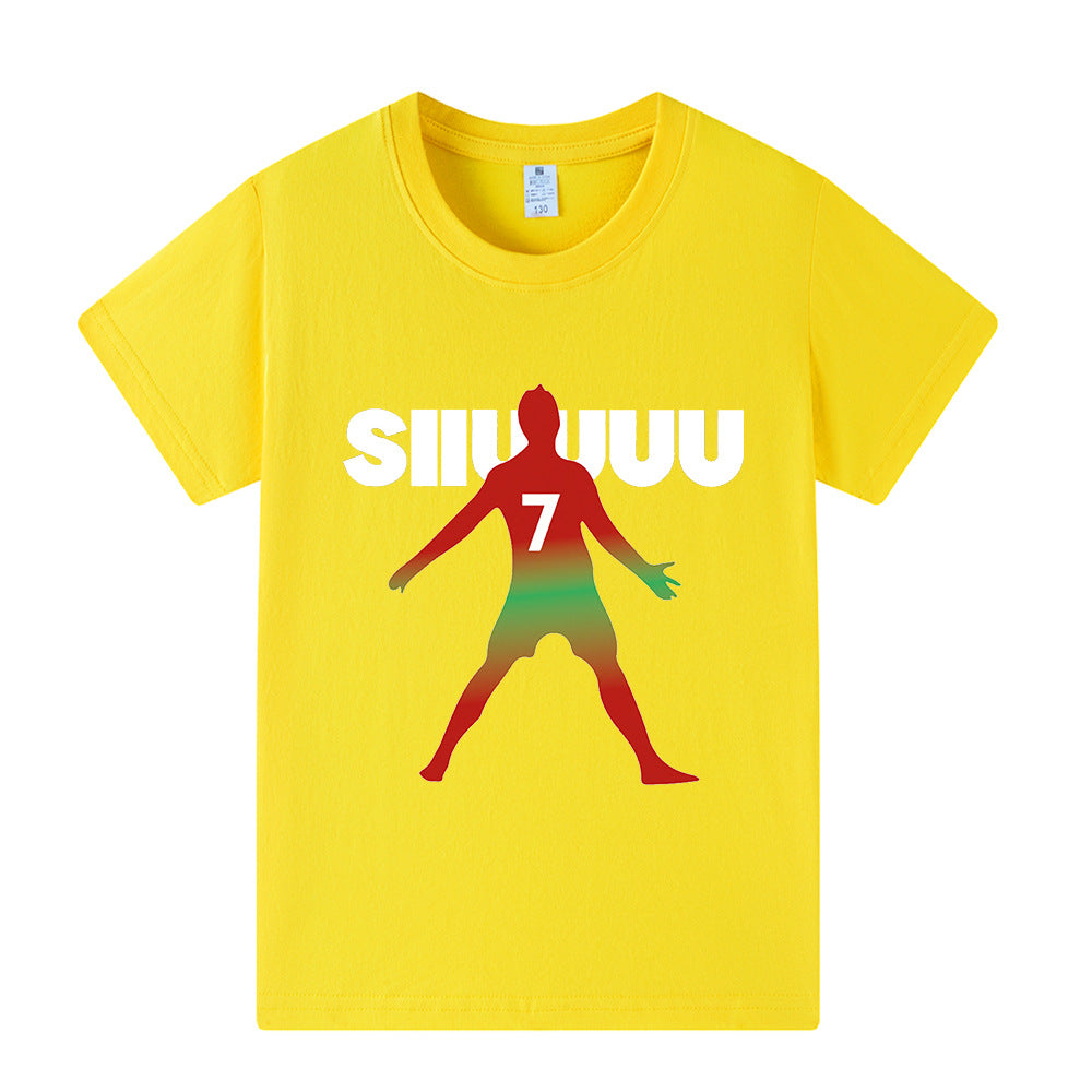 Ronaldo T-shirt de Foot Enfant - pour l'Entraînement