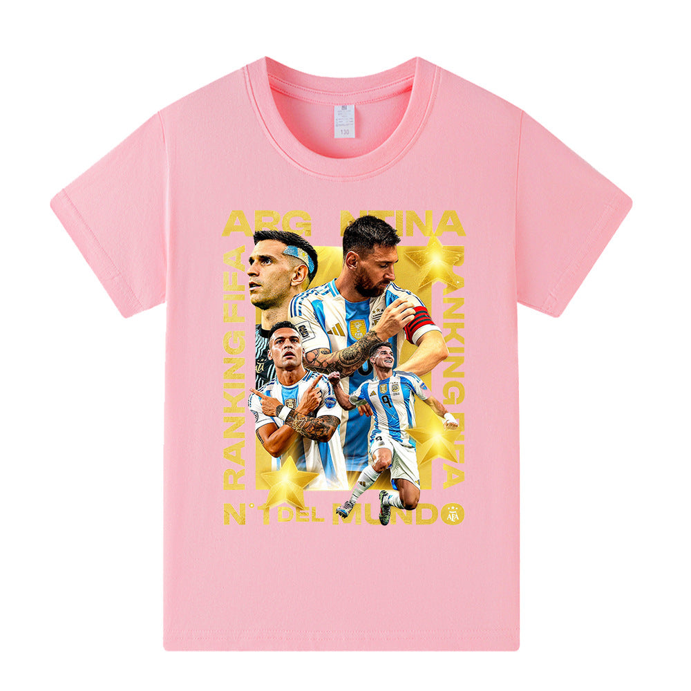 Lionel Messi T-shirt de Foot Enfant - Design