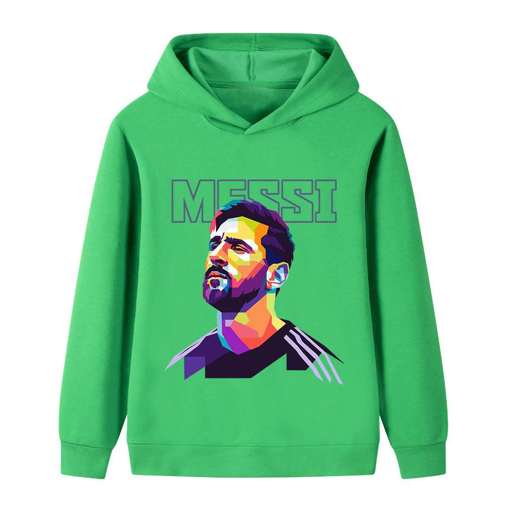 Messi Sweat à Capuche Foot Enfant - Doux
