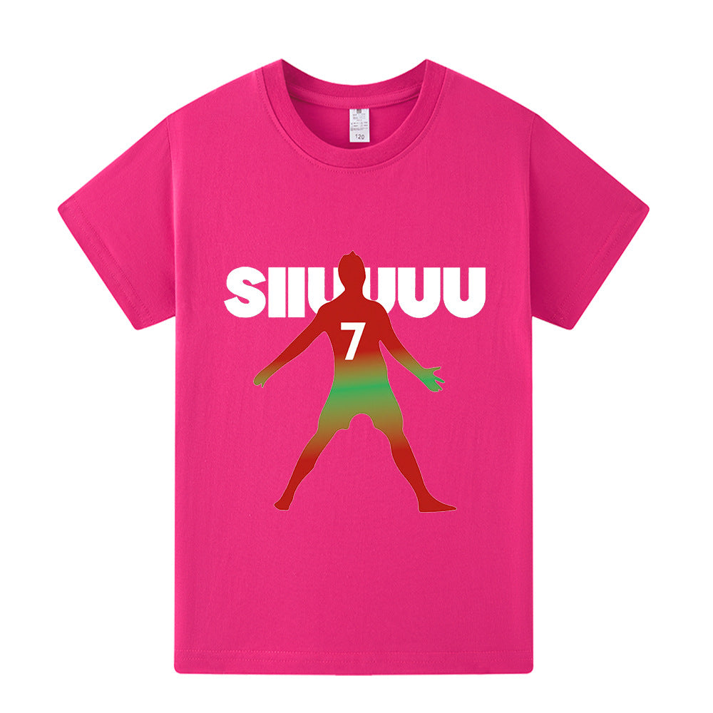 Ronaldo T-shirt de Foot Enfant - pour l'Entraînement
