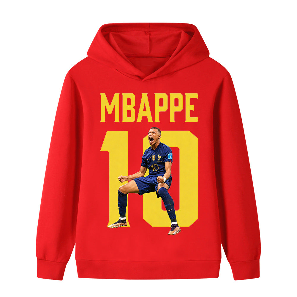 Mbappé Sweat à Capuche Foot Enfant - Doux