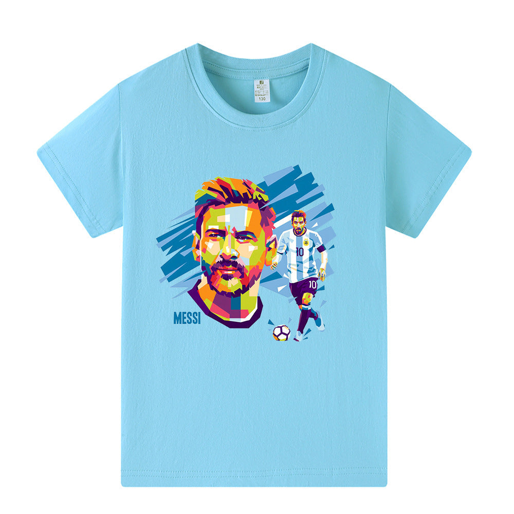 Lionel Messi T-shirt de Foot Enfant - pour l'Entraînement