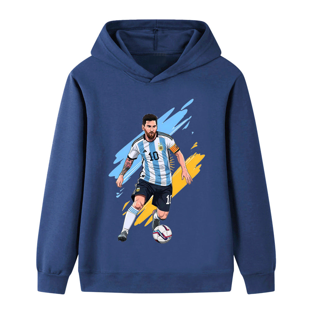 Lionel Messi Sweat à Capuche Foot Enfant - Doux