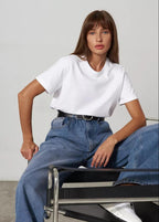 Emma | T-shirt Classique à Manches Courtes Tendance Éclatant