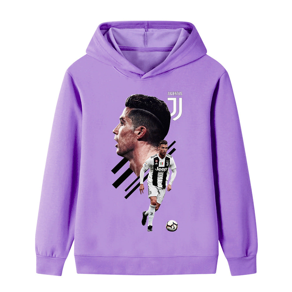 Ronaldo Sweat à Capuche Foot Enfant - Juventus - Sportif