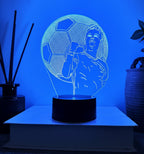 Ronaldo Lampe LED 3D Illusion - Veilleuse