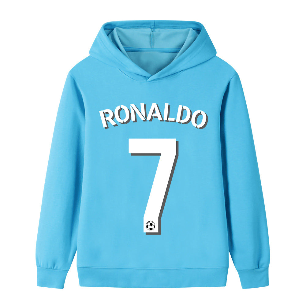 Ronaldo Sweat à Capuche Foot Enfant - Design