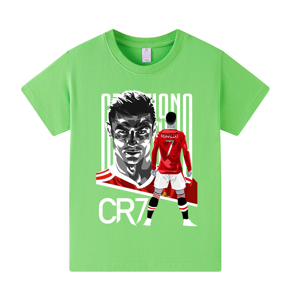 Cristiano Ronaldo T-shirt de Foot Enfant - Manchester United