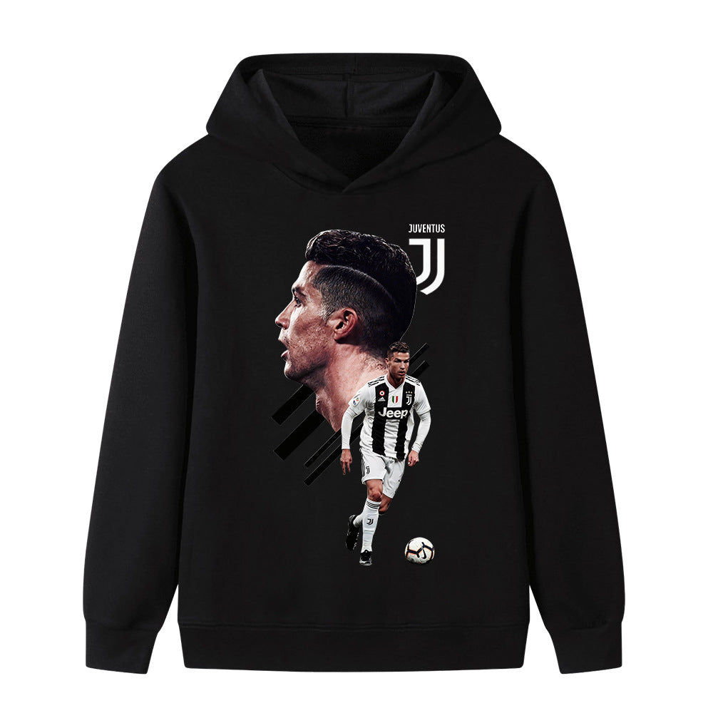 Ronaldo Sweat à Capuche Foot Enfant - Juventus - Sportif
