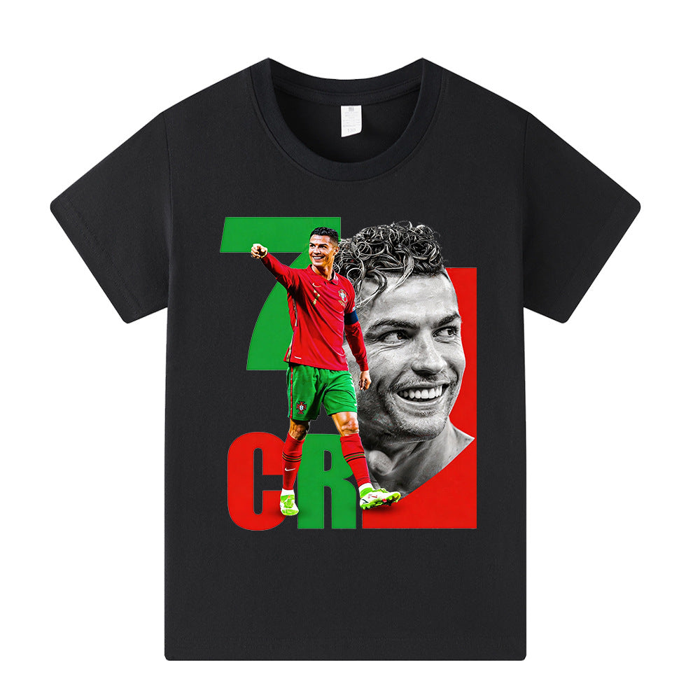 Cristiano Ronaldo T-shirt de Foot Enfant - Portugal - Sportif