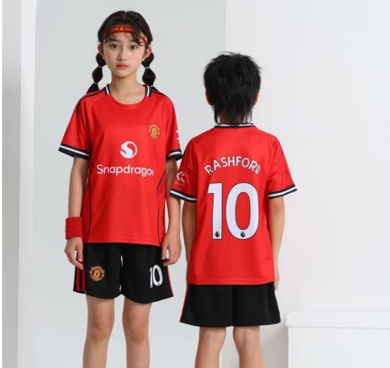 Rashford Maillot de Foot Enfant - Maillot et Short