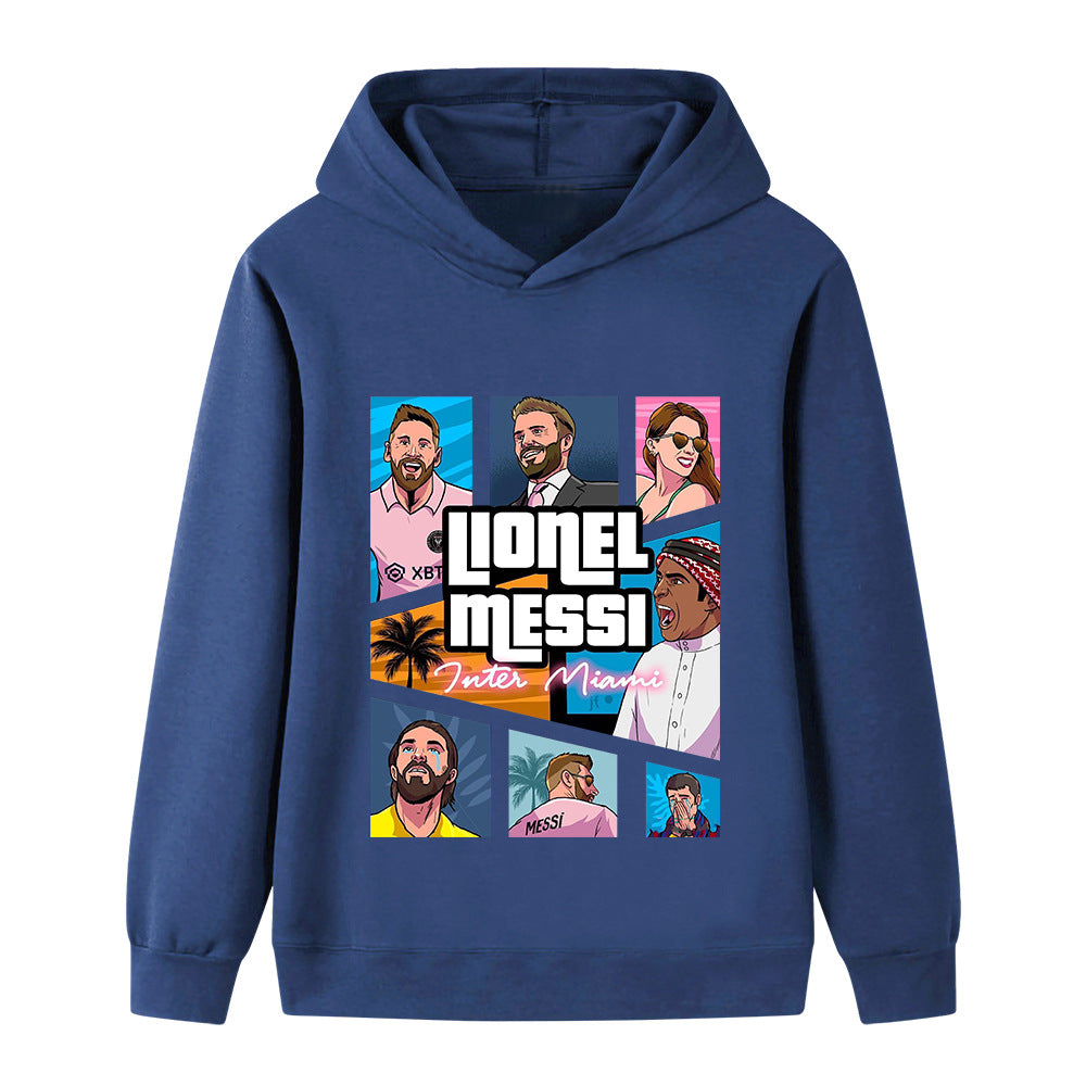 Messi Sweat à Capuche Foot Enfant - Sportif