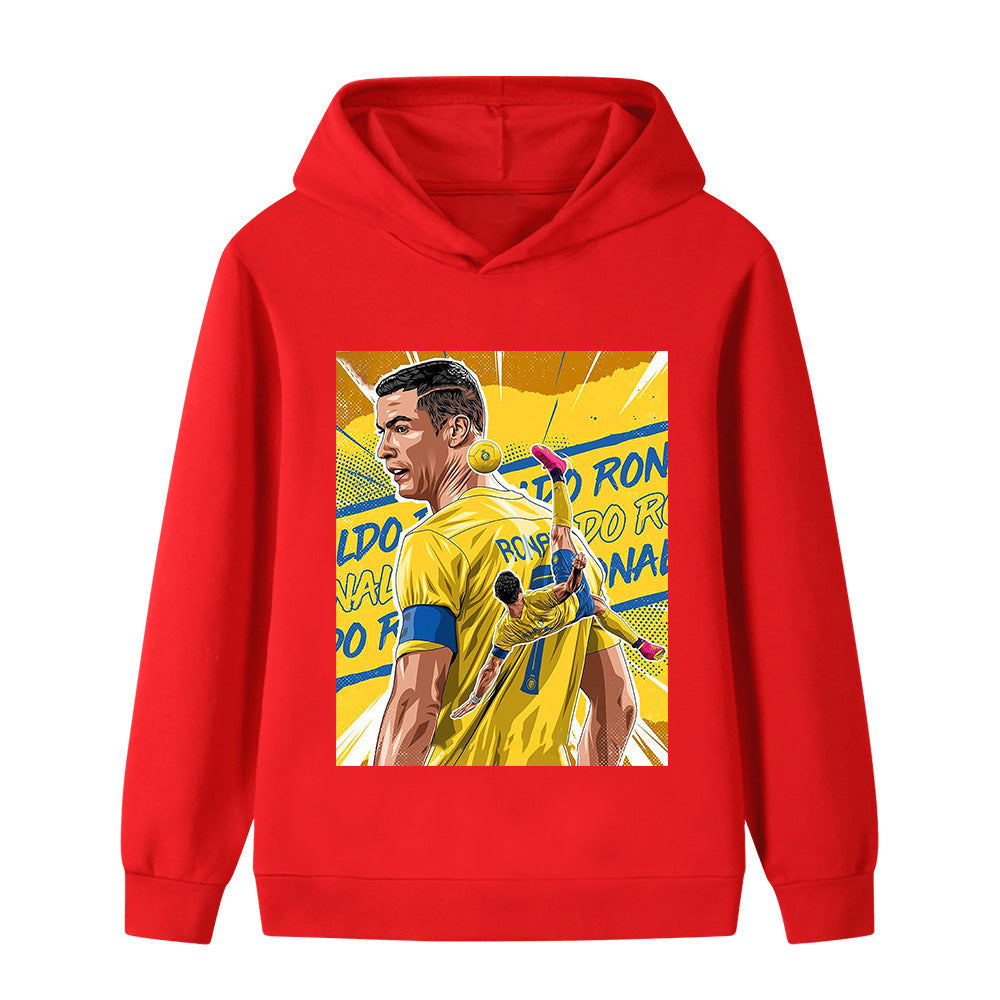 Cristiano Ronaldo Sweat à Capuche Foot Enfant - Al Nassr