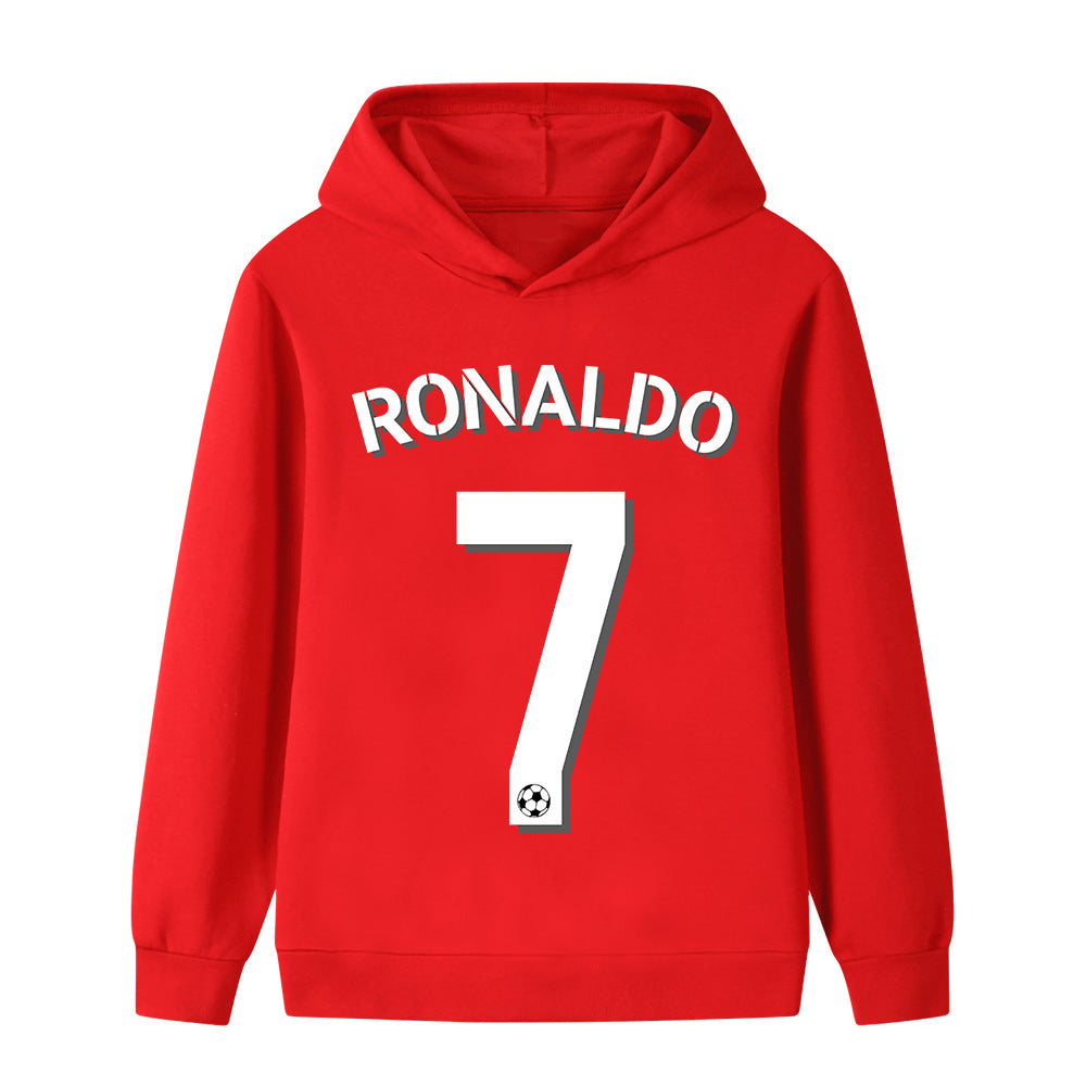 Ronaldo Sweat à Capuche Foot Enfant - Design