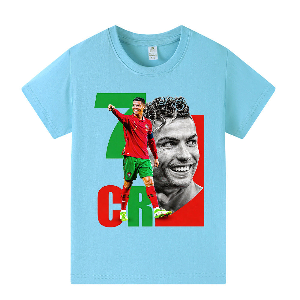 Cristiano Ronaldo T-shirt de Foot Enfant - Portugal - Sportif