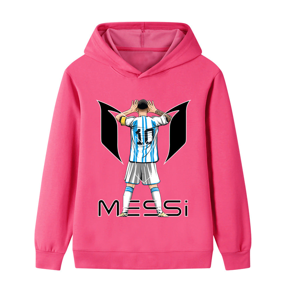 Lionel Messi Sweat à Capuche Foot Enfant - Design