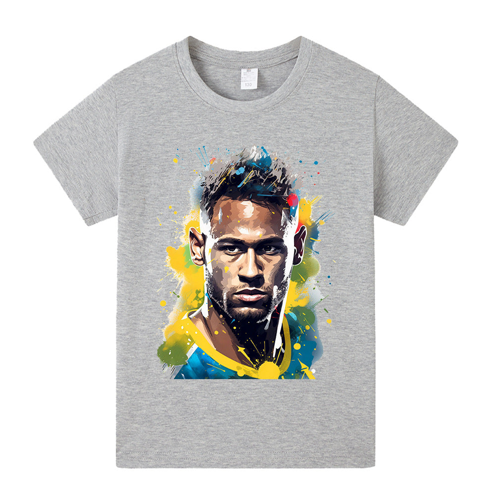 Neymar T-shirt de Foot Enfant