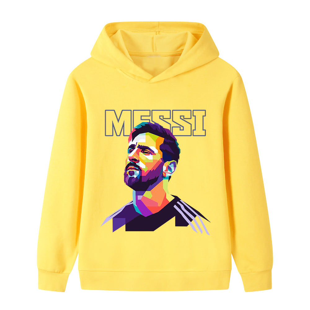 Messi Sweat à Capuche Foot Enfant - Doux