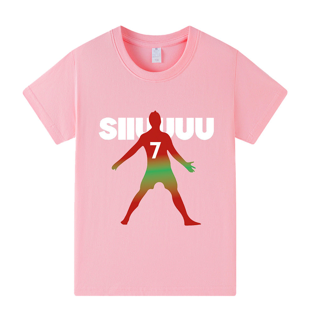 Ronaldo T-shirt de Foot Enfant - pour l'Entraînement