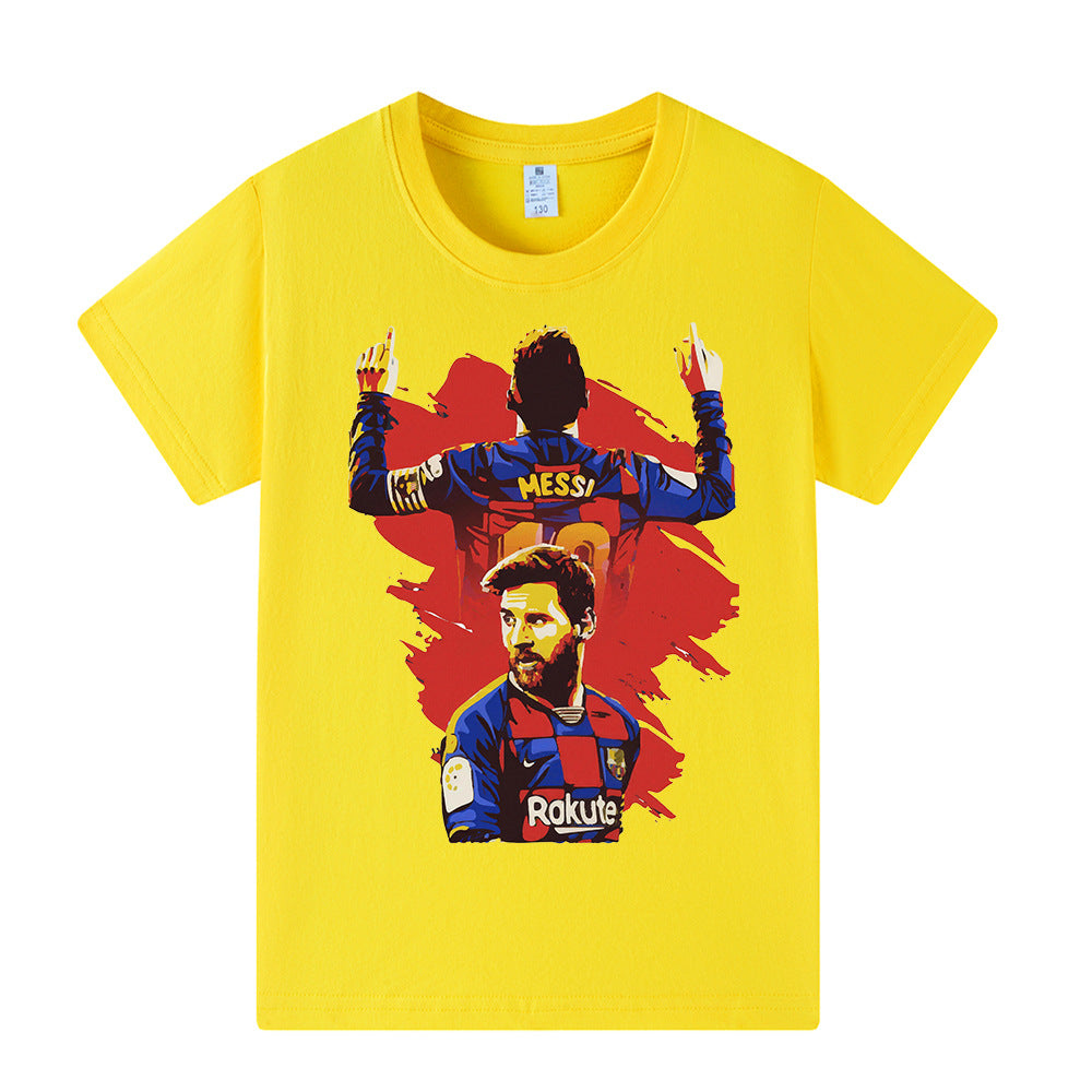 Lionel Messi T-shirt de Foot Enfant - Barcelone